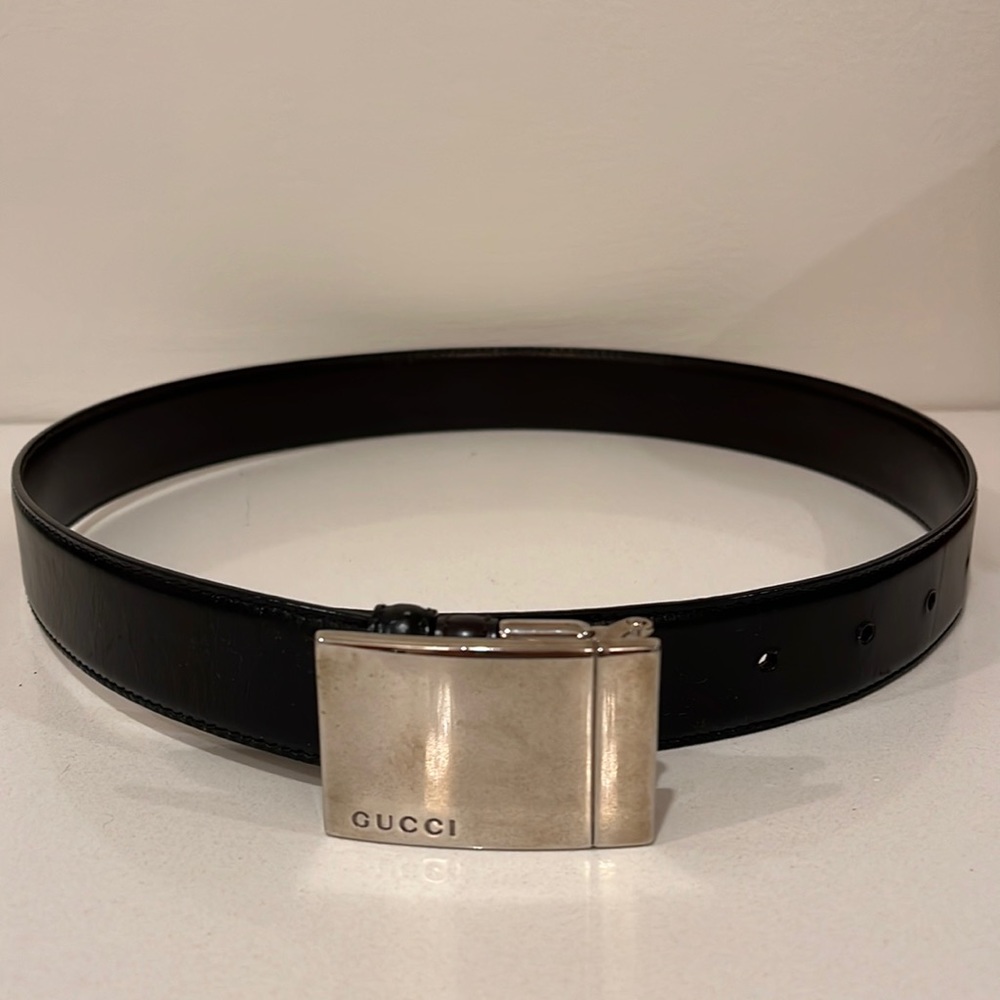 Gucci leather belt